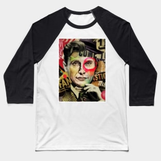 Vintage Mads Mikkelsen Graffiti Collage Baseball T-Shirt